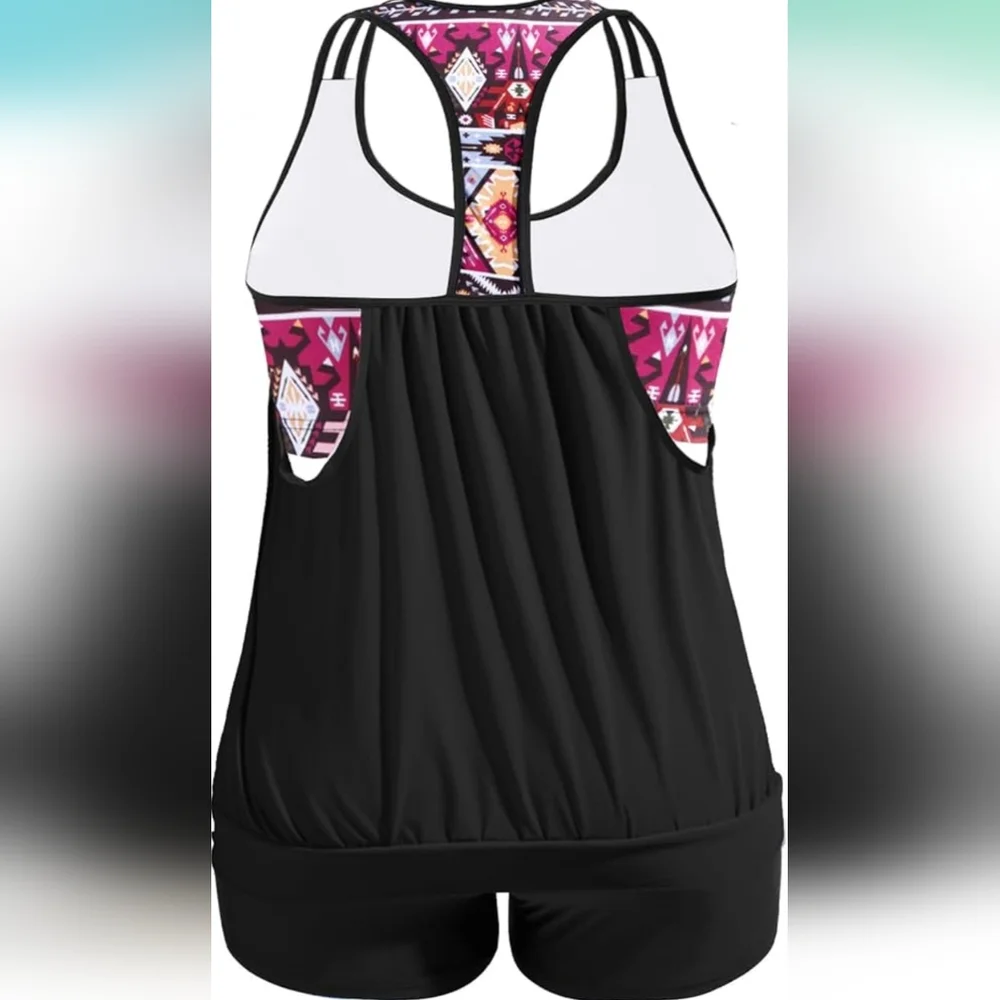 HOLIPICK 2 Piece Tankini Swimsuit